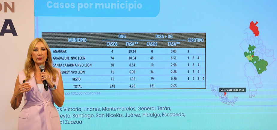 Alerta Salud NL por dengue; exhorta a no confiarse y actuar preventivamente