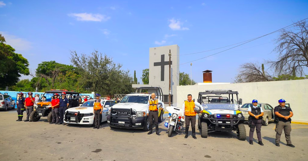 Adrián pone en marcha operativo de vigilancia en panteones de Monterrey