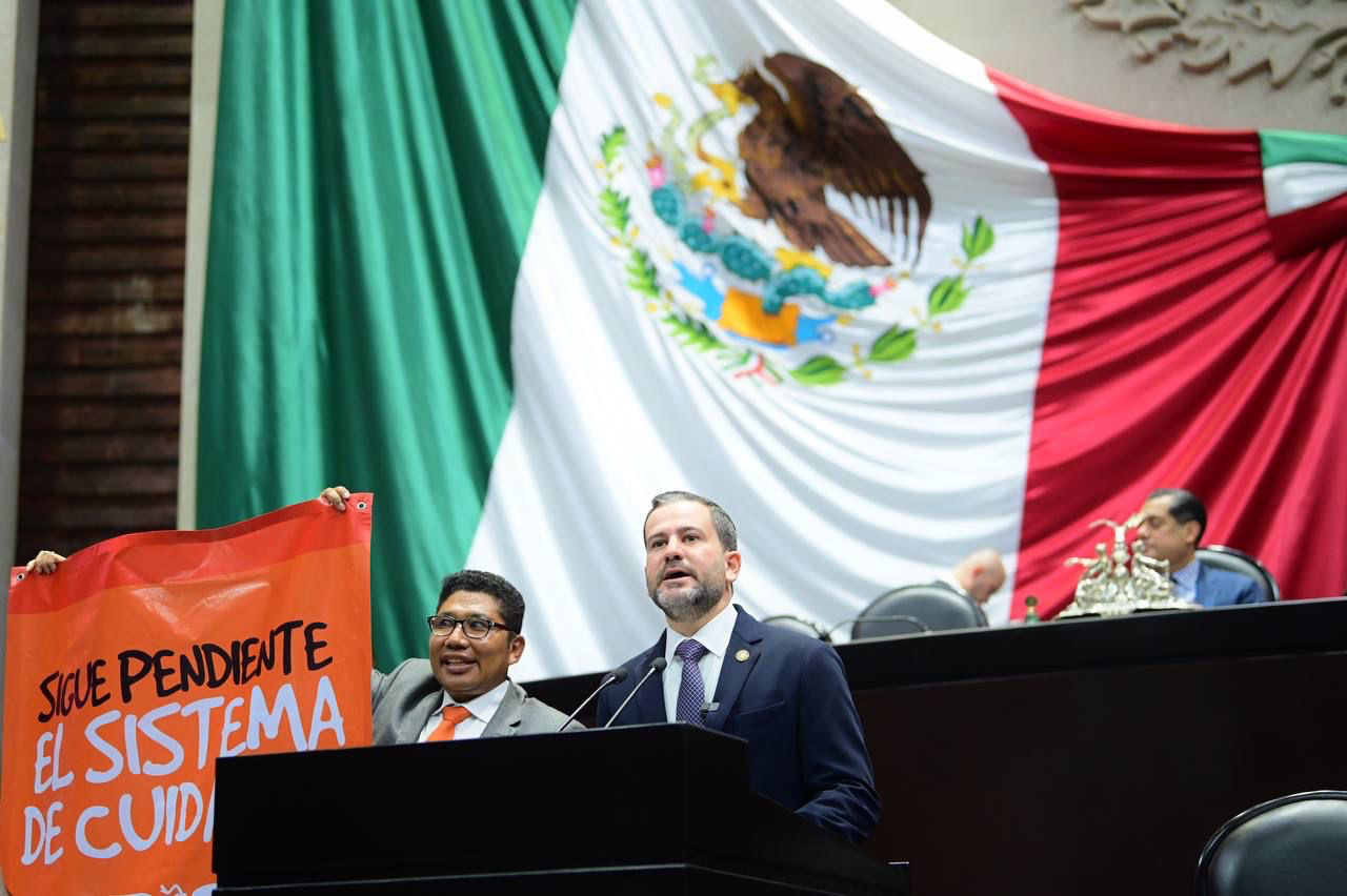 Presenta Raúl Lozano iniciativa del Sistema Nacional de Cuidados para dignificar el trabajo de cuidado en México