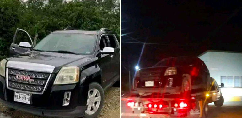 Localizan en parcela camioneta de dos jóvenes desaparecidos en Hualahuises, NL