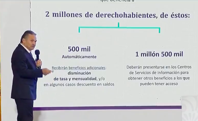 Congela Gobierno créditos del Infonavit anteriores a 2013 por considerarlos impagables