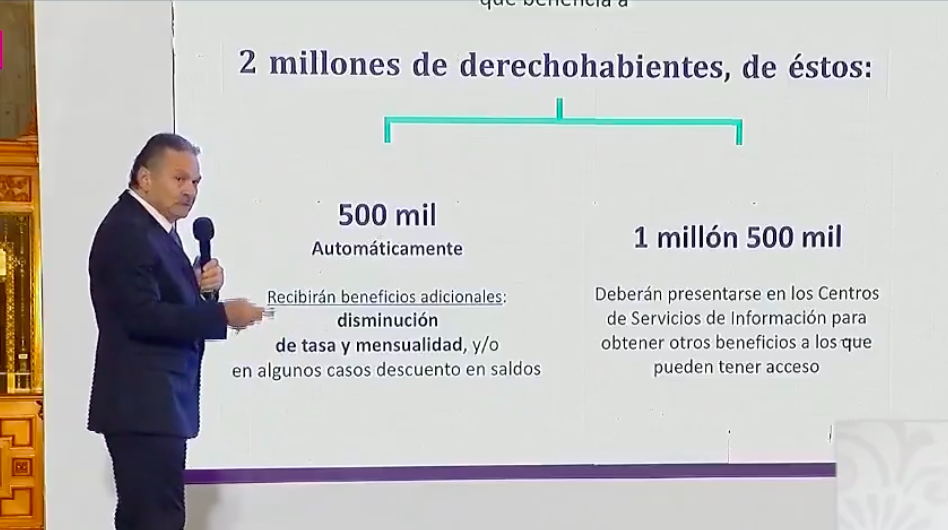 Congela Gobierno créditos del Infonavit anteriores a 2013 por considerarlos impagables