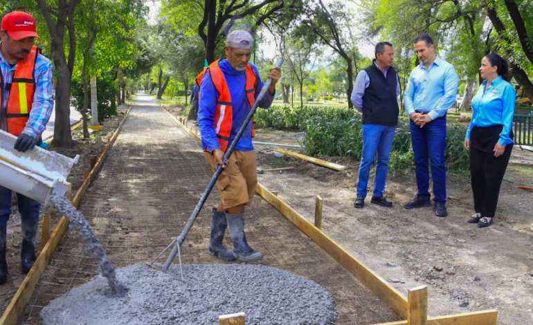 Reanudan trabajos de rehabilitación en Parque Roma