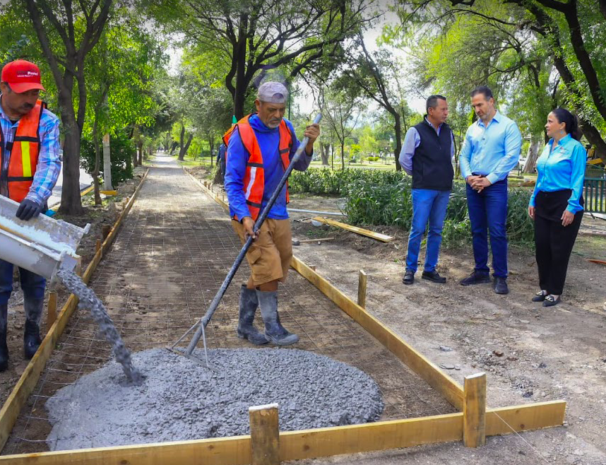 Reanudan trabajos de rehabilitación en Parque Roma