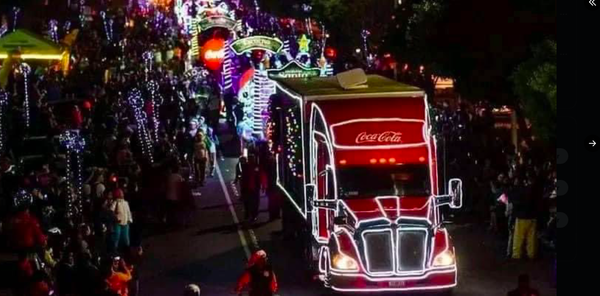 Denuncia ONG a caravanas navideñas de Coca Cola por fomentar el consumo en menores