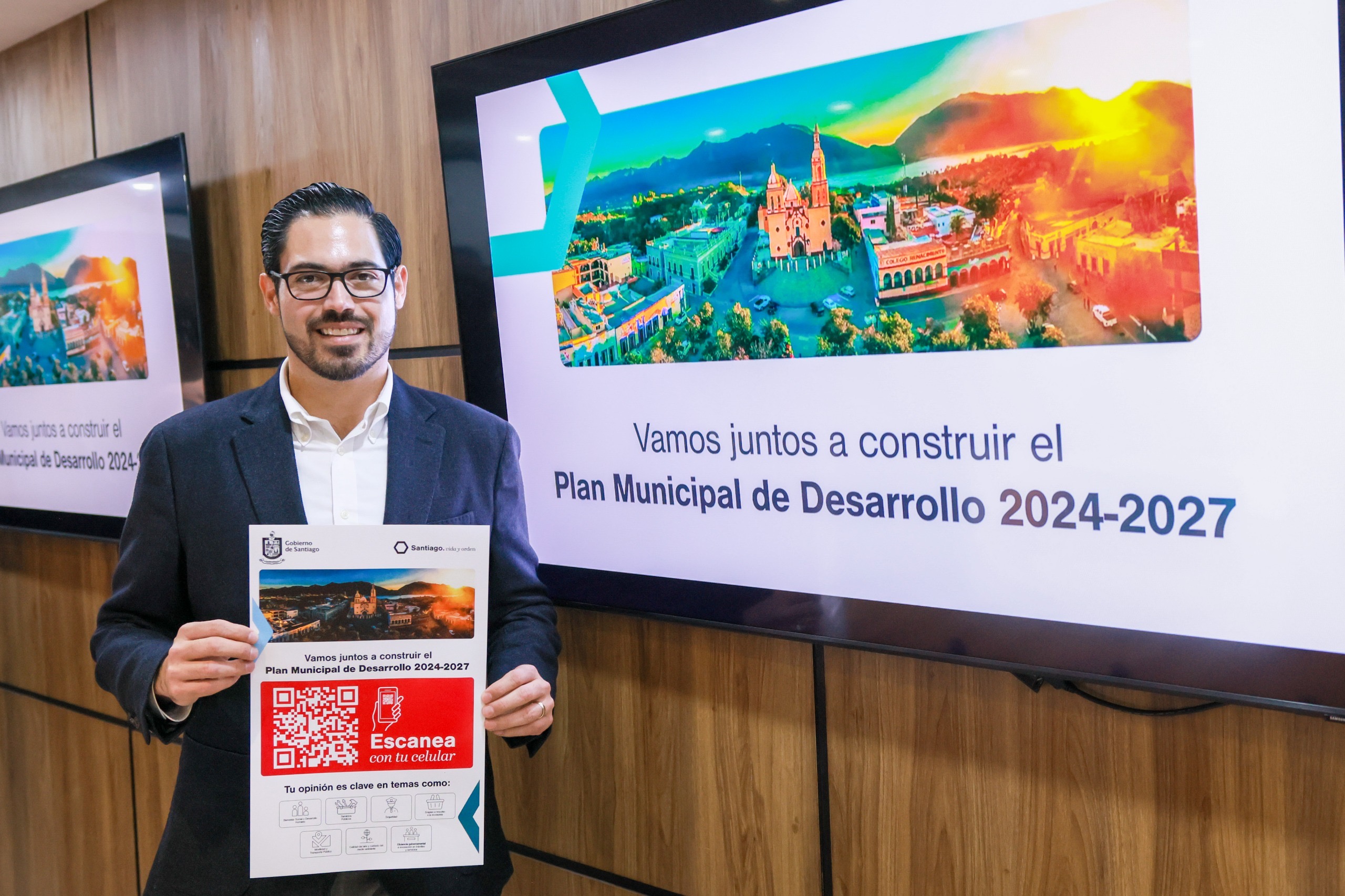 Inicia Santiago Consulta sobre Plan Municipal de Desarrollo 2024-2025