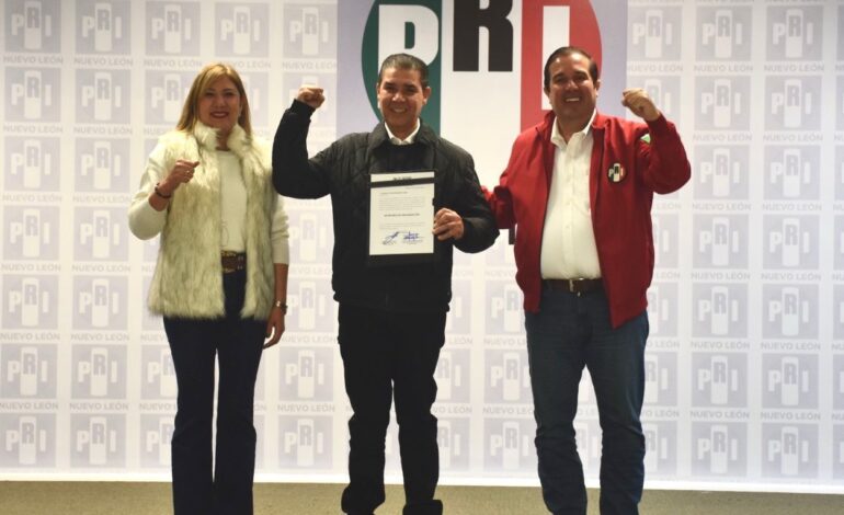 Nombra PRI Nuevo León a secretarios; Paco Treviño es nuevo secretario de organización