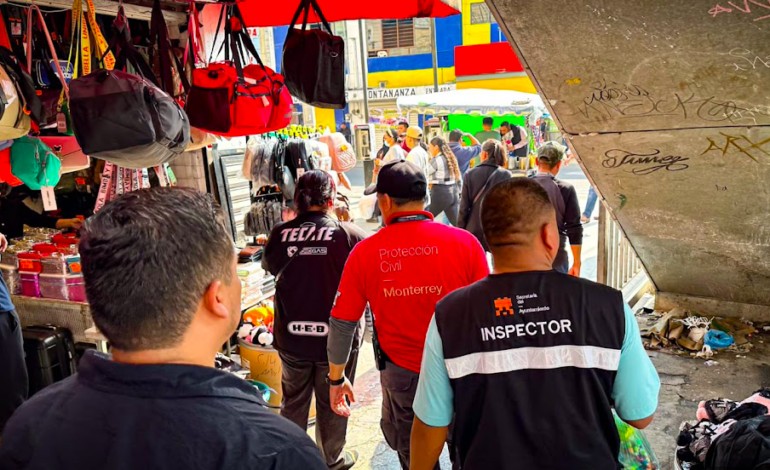 Suma Monterrey  408 decomisos en operativos contra informales