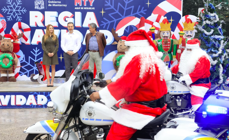   Los “Santas Motorizados” ya recorren las calles de Monterrey