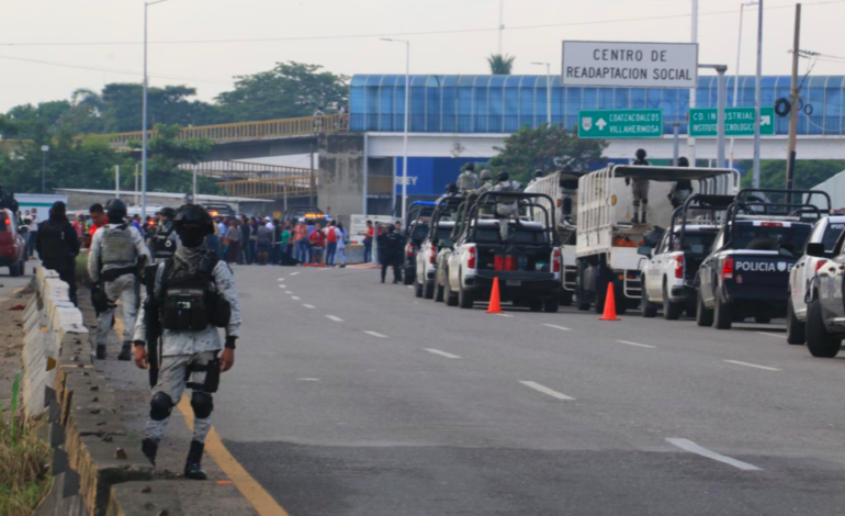 Motín en penal de Tabasco deja dos muertos