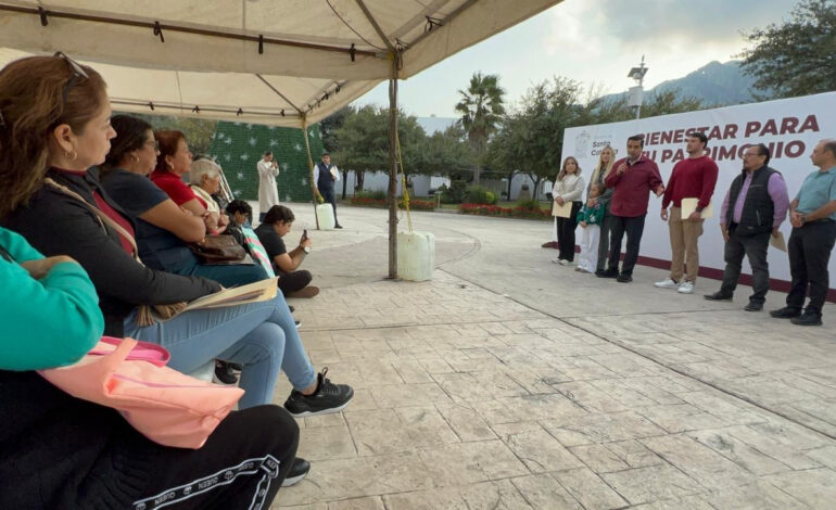 Santa Catarina y Fomerrey anuncian regularización de 175 lotes