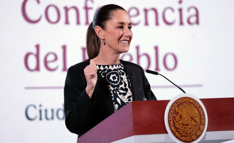 «Mexicanos sostienen la economía de EU». Claudia Sheinbaum