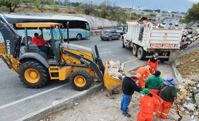 Refuerza Fideurb limpieza en Guadalupe con «Reparaciones Urbanas»