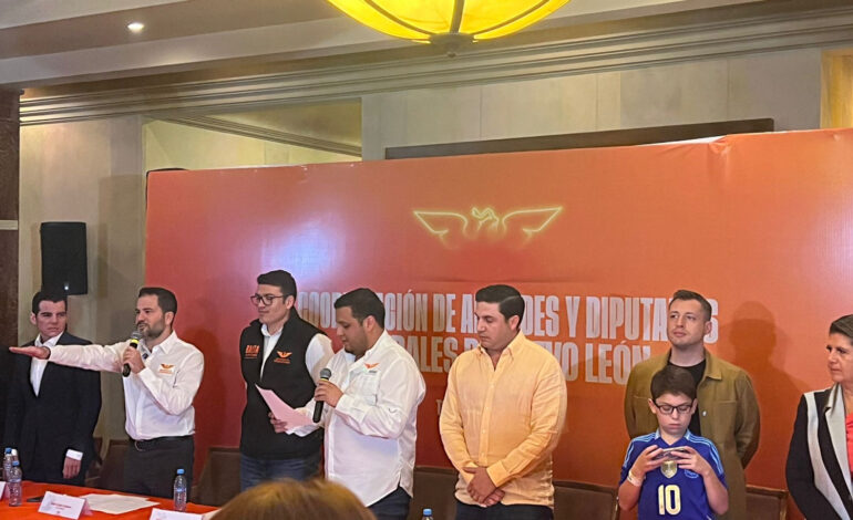 Nuevo León toma liderazgos nacionales de diputados federales y alcaldes de MC