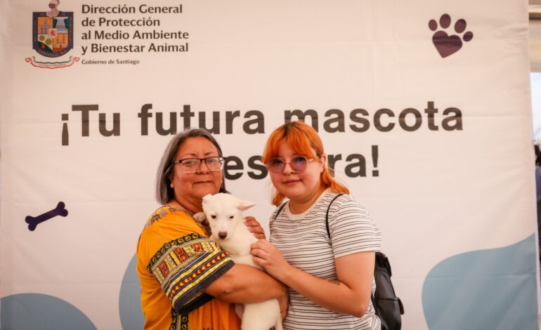 Impulsa Santiago, NL, adopción responsable