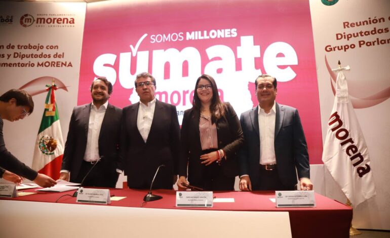 Pide Andy López Beltrán reafiliación de fundadores y miembros de Morena