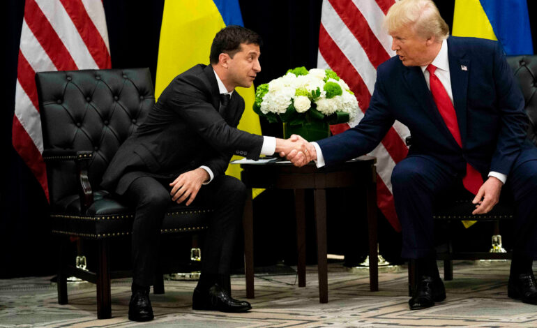 Trump se distancia de Zelenski a quien llama «dictador»