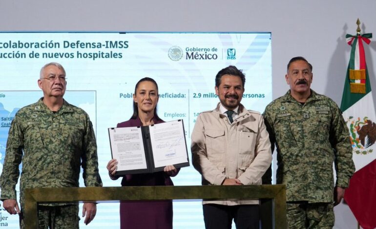 Construirán militares siete hospitales del IMSS