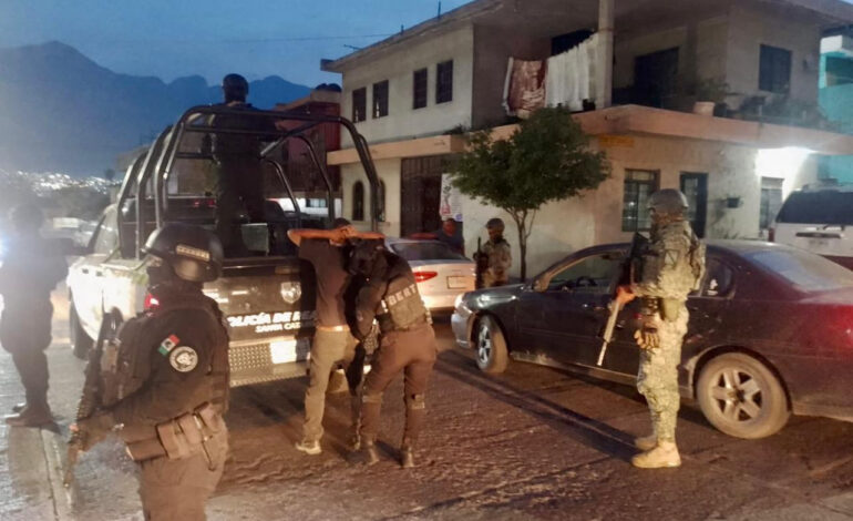 Arman operativo conjunto Santa Catarina- San Pedro y Guardia Nacional