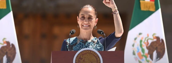 “Somos optimistas”: en un Zócalo lleno, Sheinbaum confía en que no se aplicarán los aranceles de Trump