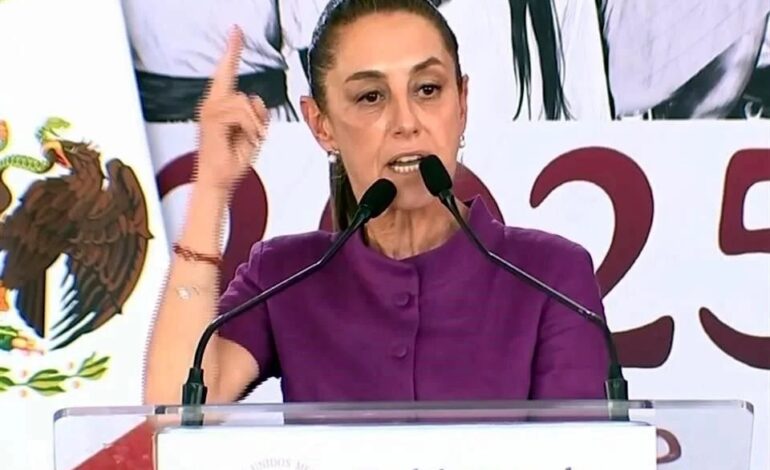 Defiende Claudia Sheinbaum a Gobernadora de Guanajuato ante protesta