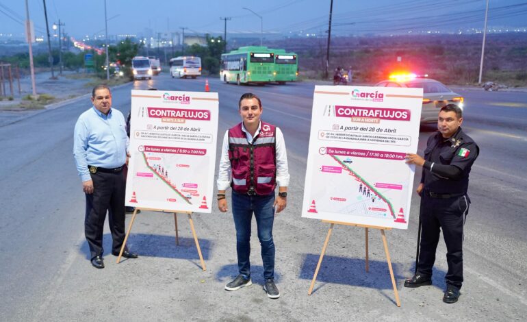 Aligera García tráfico vehicular con contraflujos en Lincoln y Heberto Castillo