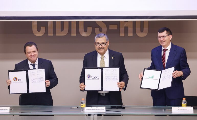 Firma UANL convenio internacional sobre oncología radioterápica