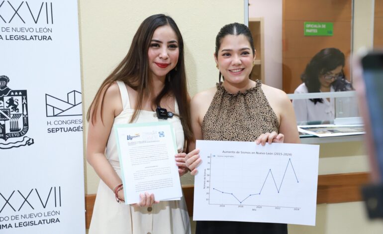 Propone Lily Olivares crear sistema de alerta sísmica en Nuevo León