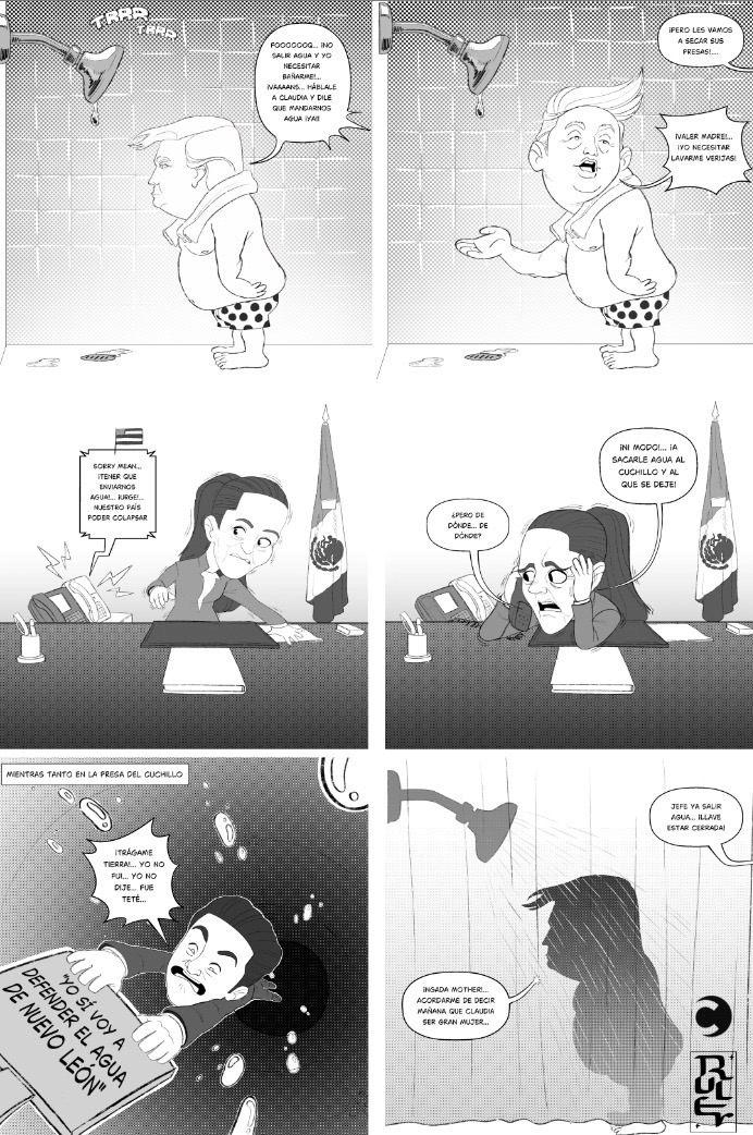 Agua… ¡Por sus calzones!