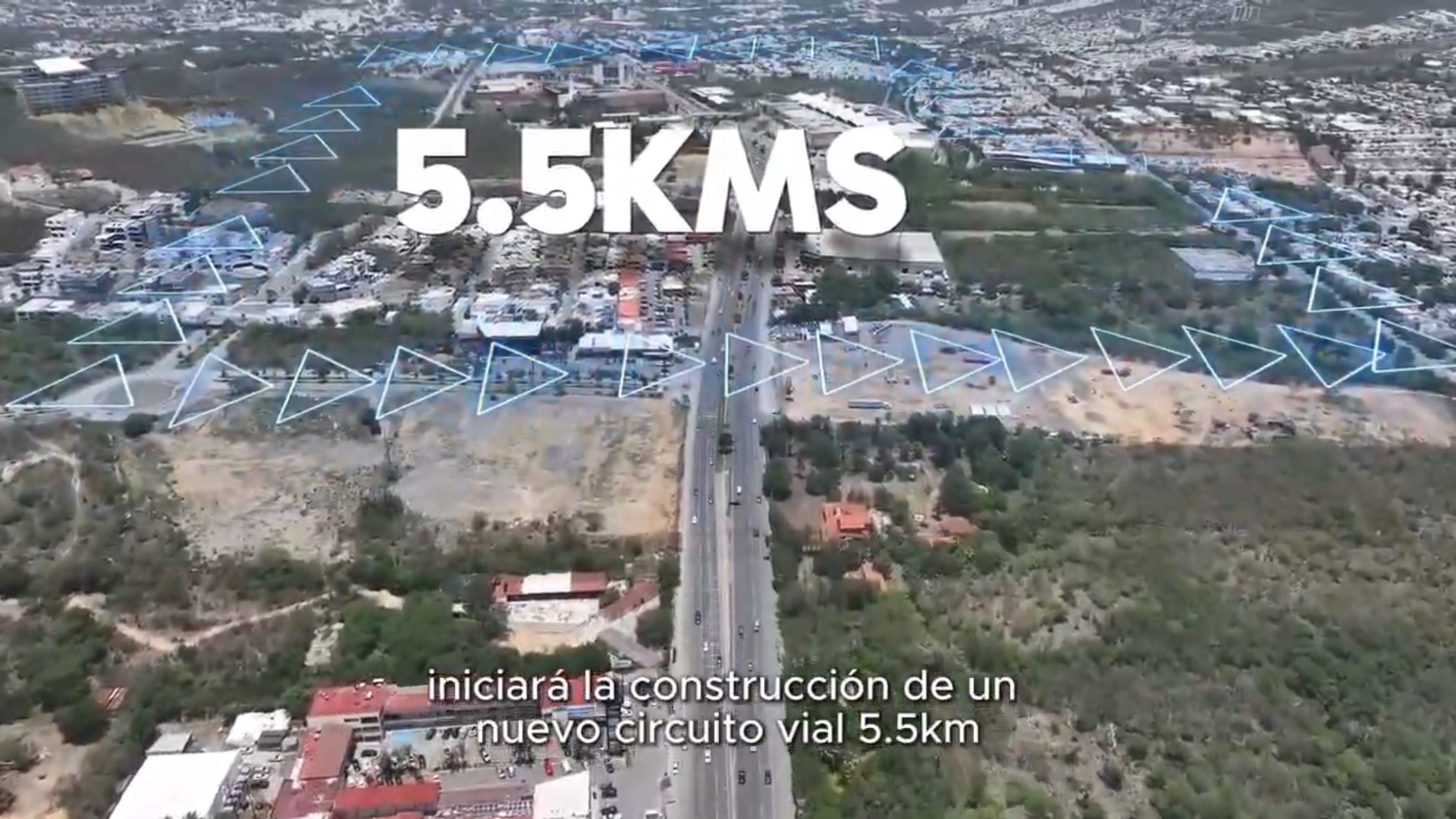 Resolverá Monterrey movilidad en zona sur con nuevo Circuito Vial Huajuco