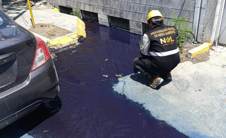 Suspende Gobierno de NL a PYOSA por derrame de  químicos y contaminación de arroyo Topo Chico