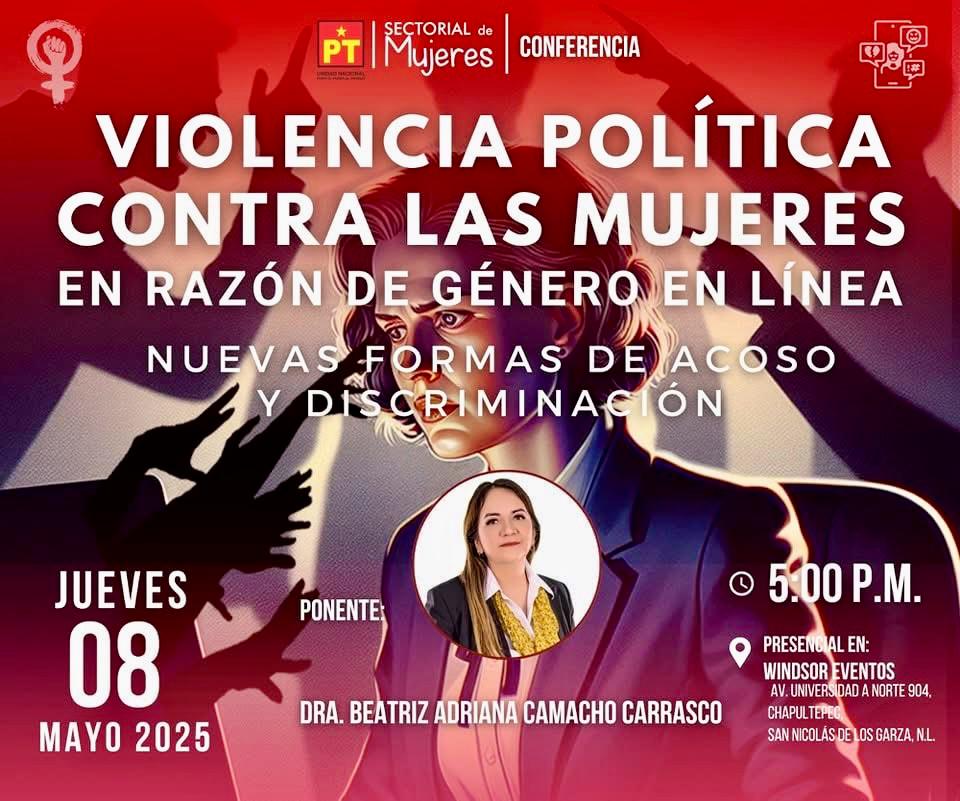 Ante mujeres del PT, la Presidenta del IEEyPC abordará el tema de la violencia política