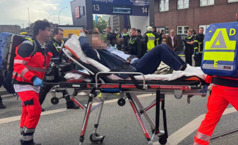 Apuñala mujer a 12 personas en estación de trenes en Alemania