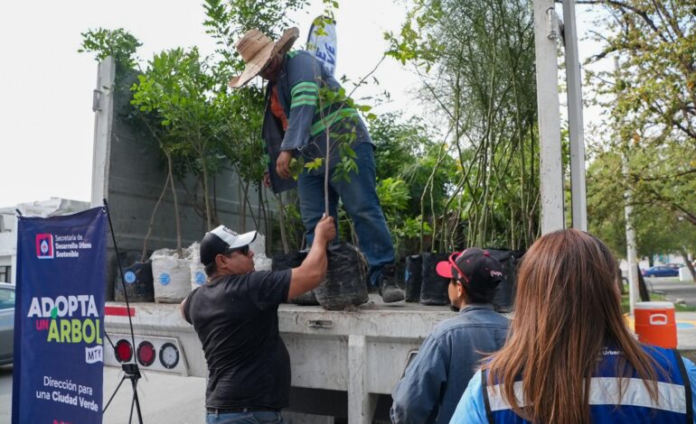 Avanza con éxito proyecto “Adopta un Árbol Mty”