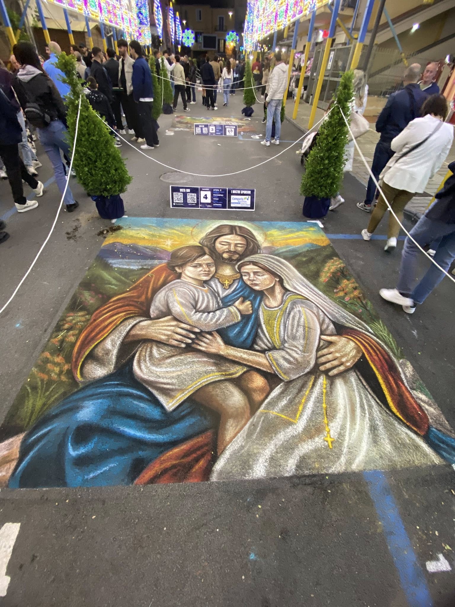 Logran tres artistas de NL ganar en Roma el Concurso Internacional de Madonnari