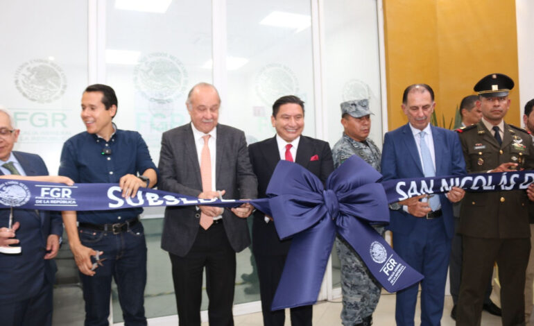 Inicia operaciones la nueva instalación de la FGR en San Nicolás