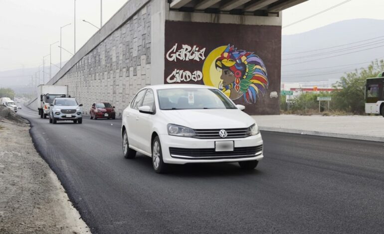 Continúan los trabajos intensos de pavimentación en García.