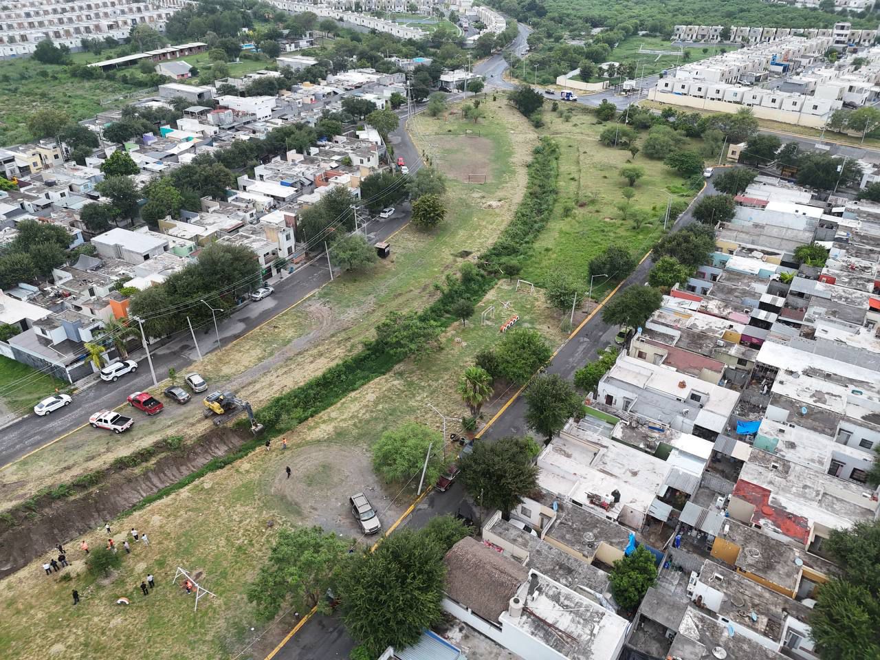 Emprende Félix Arratia plan de desazolve en Juárez para seguridad ciudadana