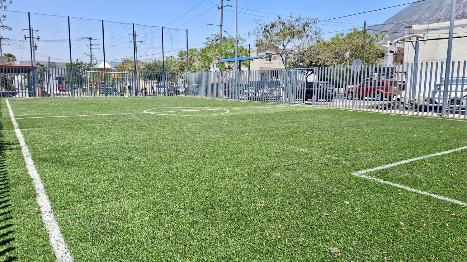 Rehabilita Santa Catarina espacios deportivos