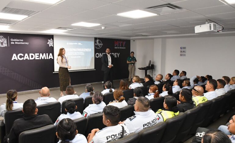 Brinda Monterrey capacitación policías para proteger a menores migrantes