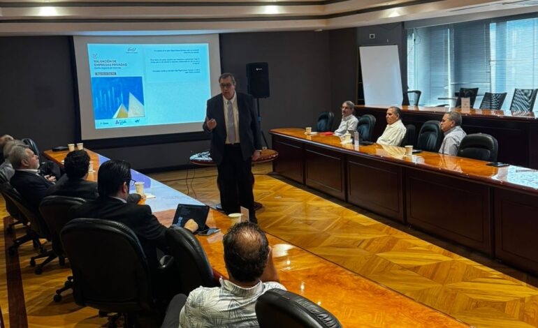 Explican fundamentos de la Valuación en Marcha a ejecutivos y directivos del sector privado