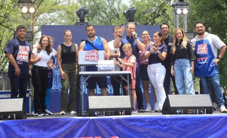 Festeja Monterrey a los padres con evento «Que se arme, papá»