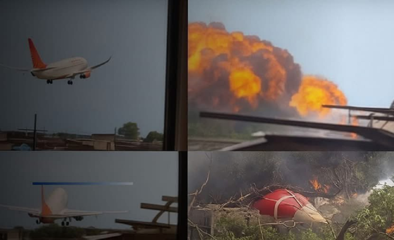 Avión se estrella contra edificio en la India; mueren al menos 242 personas