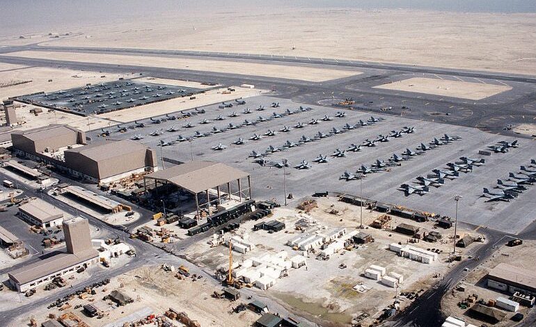 Ataca Irán con misiles la base militar Al Udeid de EU en Qatar