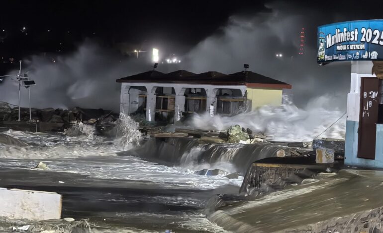 Daños e inundaciones tras el golpe de Erick en Oaxaca