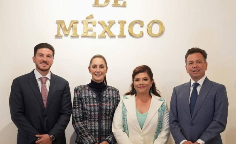 Gobernador se reúne con la presidenta en Palacio Nacional