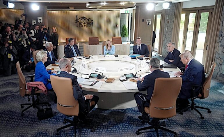 Inicia la reunión del G7 en medio de conflictos bélicos y comerciales