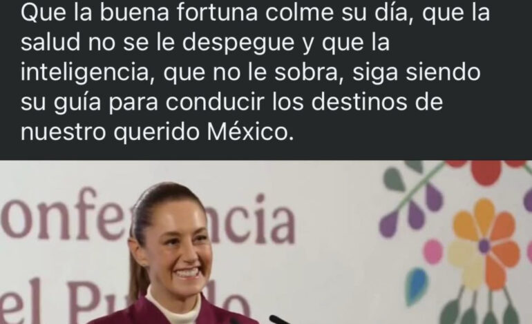 De acuerdo con la esposa de AMLO, a Sheinbaum no le sobra inteligencia