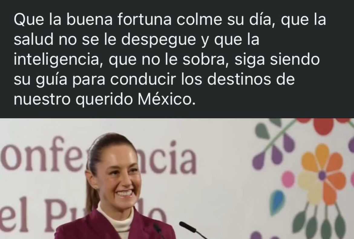 De acuerdo con la esposa de AMLO, a Sheinbaum no le sobra inteligencia