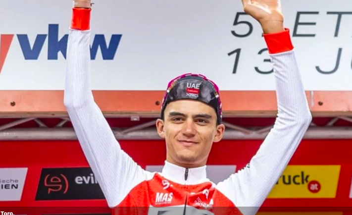 Isaac del Toro gana cuatro de las cinco etapas del Giro de Austria y se proclama campeón